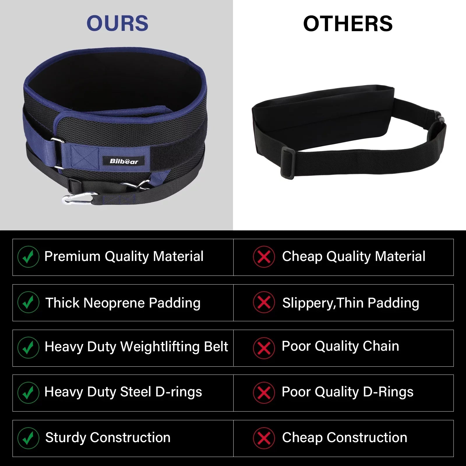 Adjustable,45-Angle pulls Strap,Weight 43 inch Snap Belt Hooks Weightlifting,Weight Dip 39 up,with lifting strap Belt for for Dip Rings&2 Bilbear inch Comfort Position