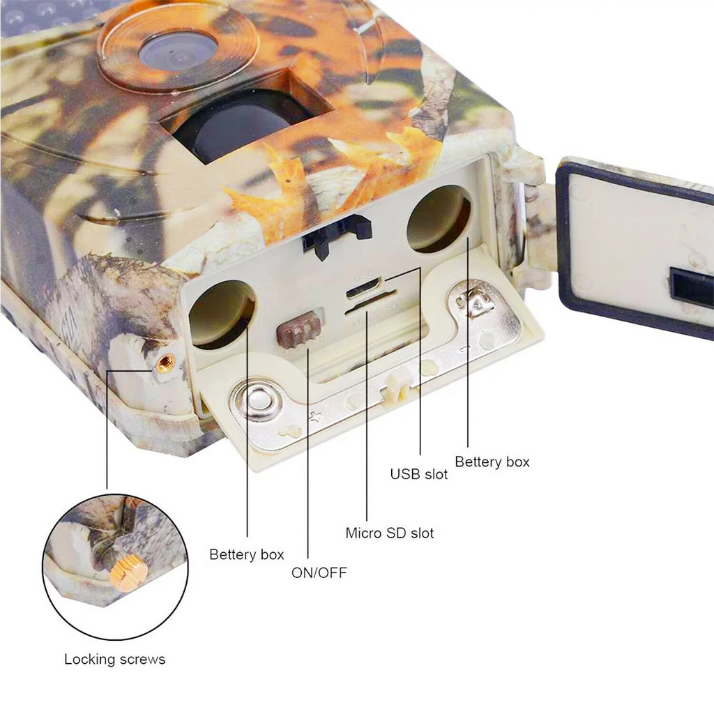 Game Cam Wildlife Lapse Waterproof, Deer 0.2S for Camera Camera Camera Trigger Time 12MP Deer 1080P Hunting Cam Night Accessory Speed Trail Monitors Glow Hunting Vision Hunting Trail No Field