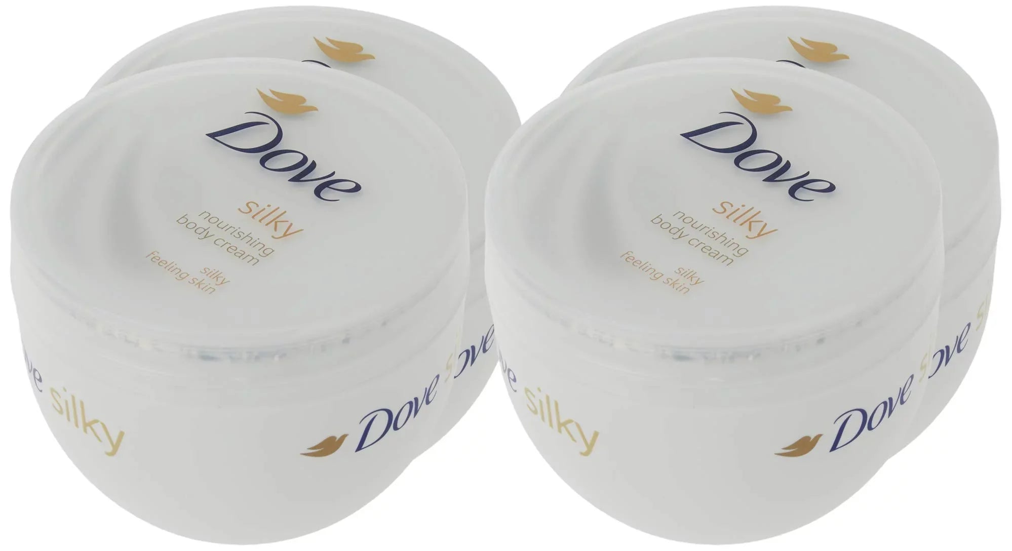 Dove Pack 300Ml 4 Silky - Body Nourishment Cream