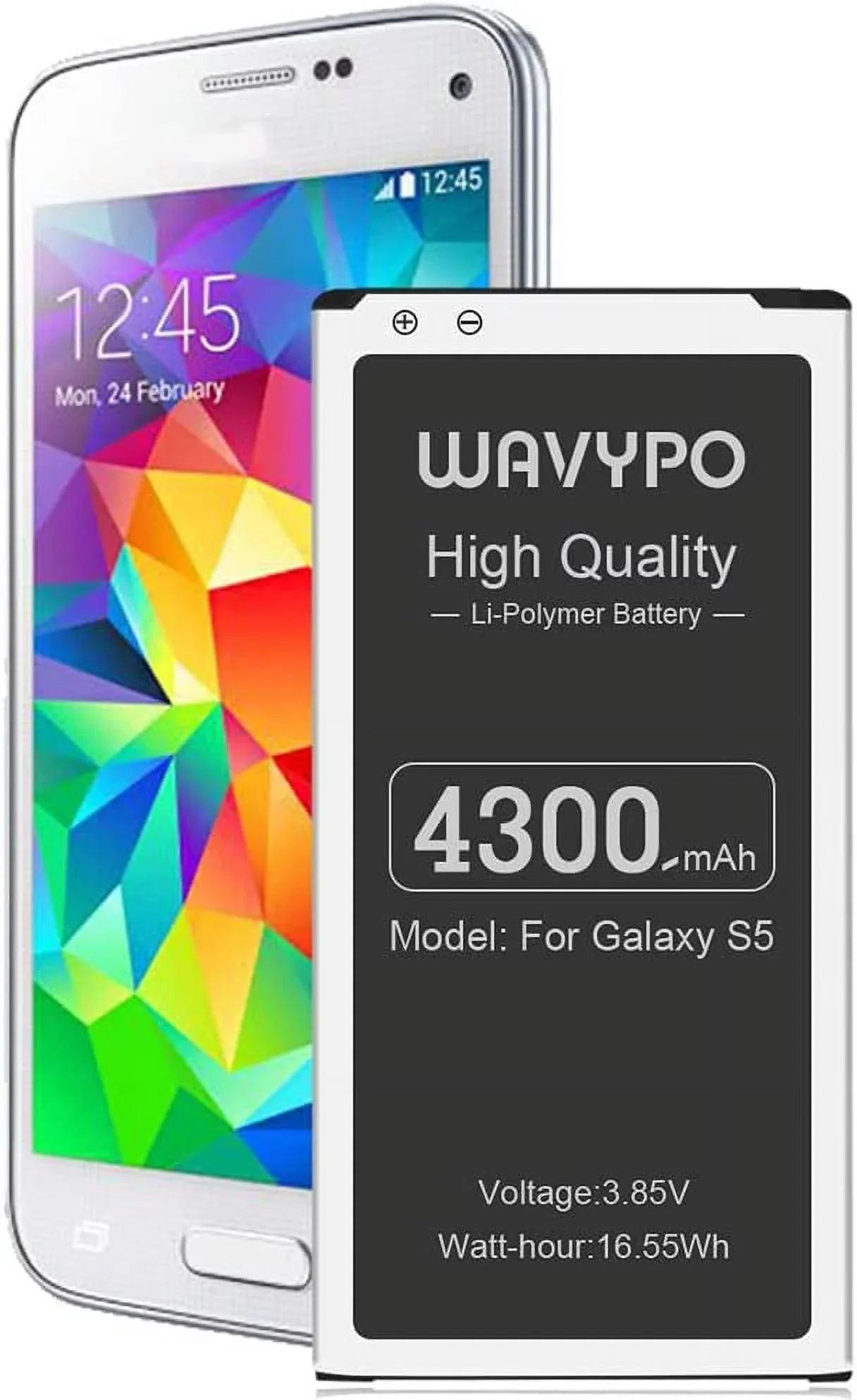 S5 S5 AT&T, for (Upgraded) y G900A Replacement Li-Polymer Galaxy Samsung 4300mAh for y Galaxy y S5,