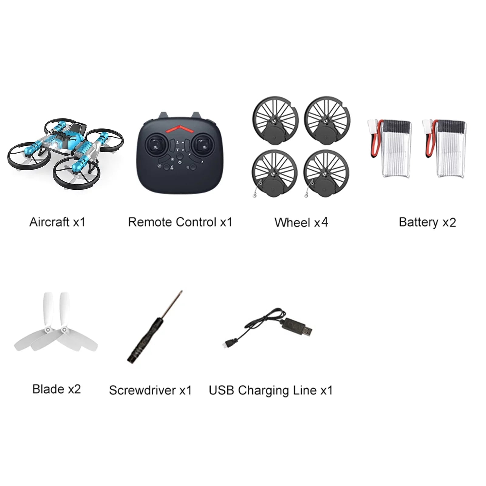 Key in 1 Take Land Feature with and , Walmeck Air Beginner,Friendly One Toy, 2 off/Landing Motorcycle