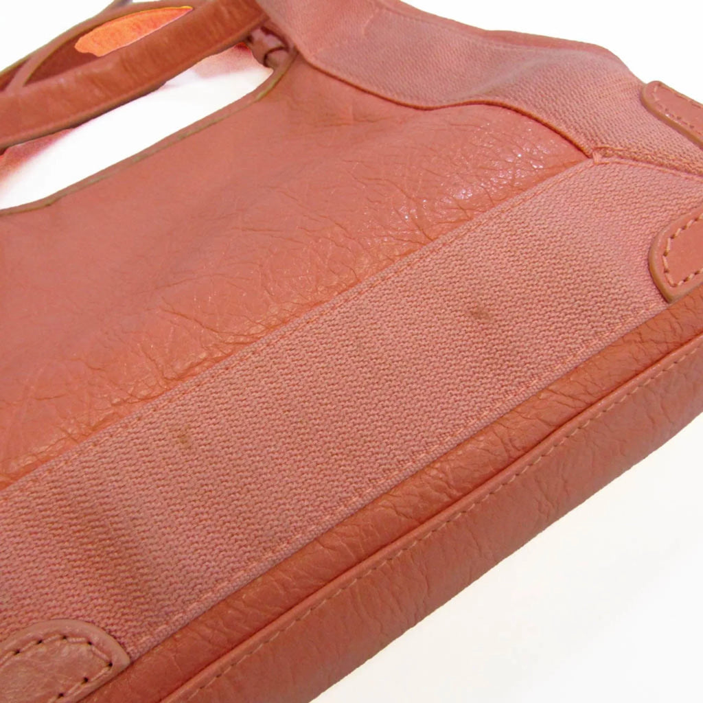 Pre-Owned Women's XS Bag Navy Pink (Good) Canvas,Leather Handbag,Shoulder Light 390346 Balenciaga Cabas