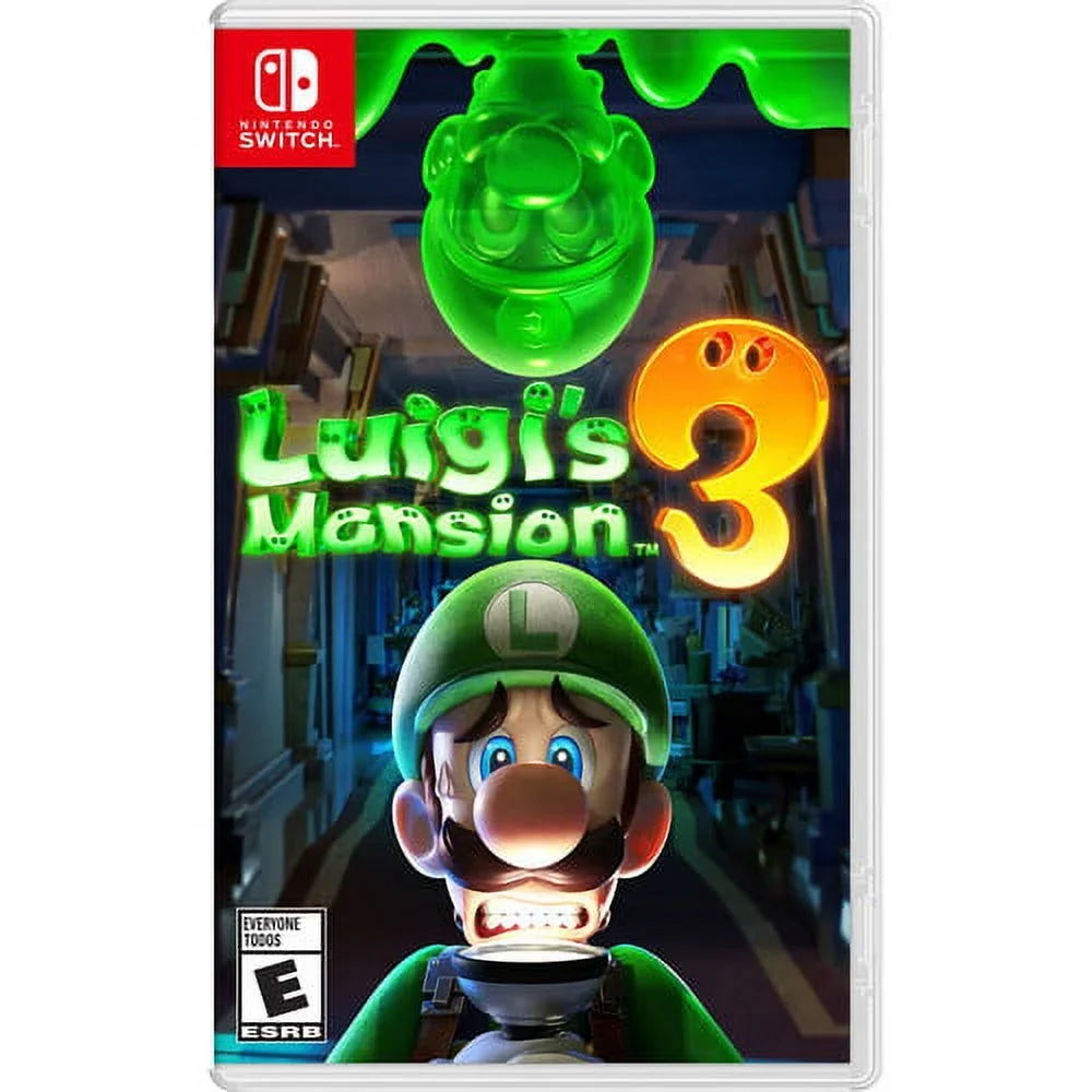 Cloth Bundle Luigi's Nintendo Mansion Cleaning with 6Ave (Turquoise) Switch Lite 3 +