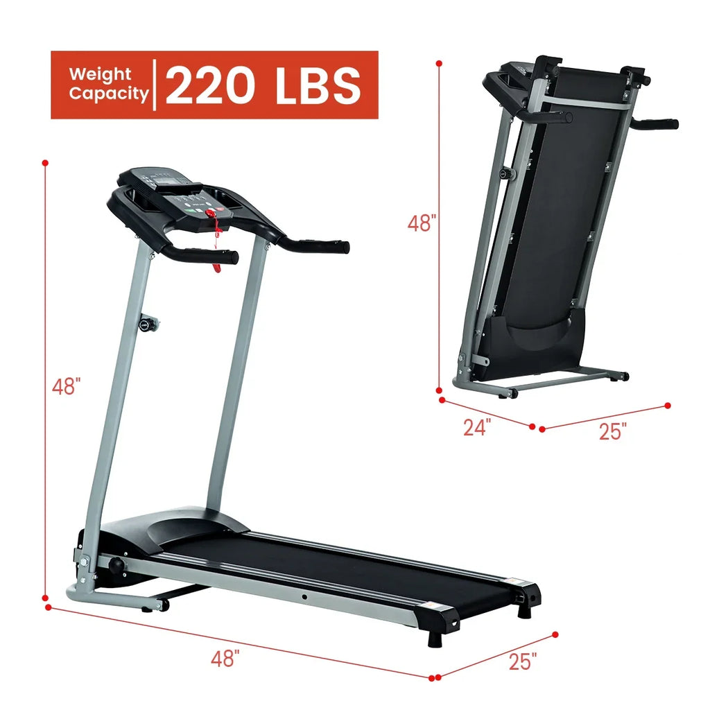 Holder Treadmill Relife Bottle with Monitor, 14” Treadmill Belt, Design Easy Compact Folding for + Running Electric Heart Assembly, Home x with 1.5HP, 40” Rate Device Hold,