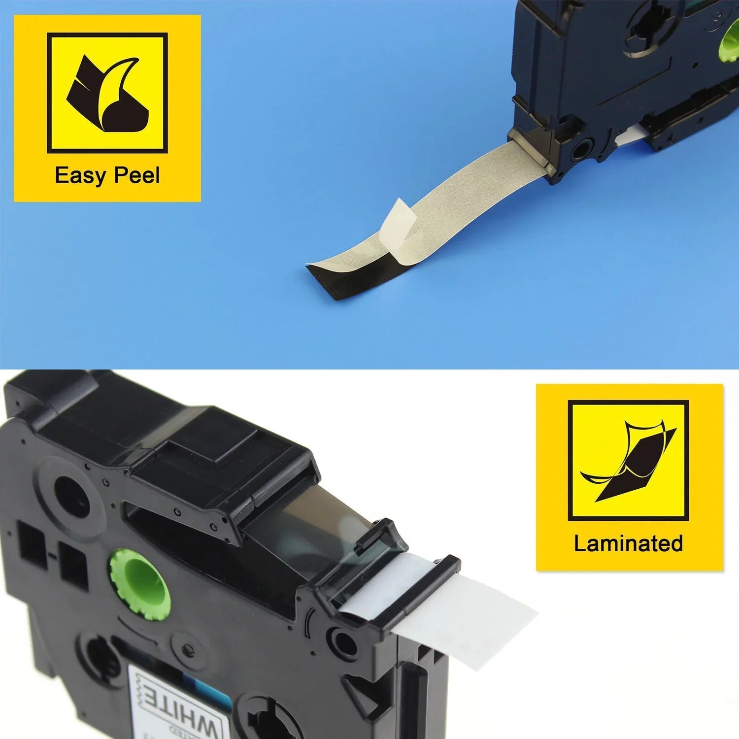 D400 TZe in TZ-FX231 12mm 10PK White Compatible Flexible D600 use Brother Tape Maker ID TZe-FX231 GREENCYCLE on H100 TZ-231 Label 8m PT-D210 Black Cable for Label TZ Wire P-touch H110 TZe-231