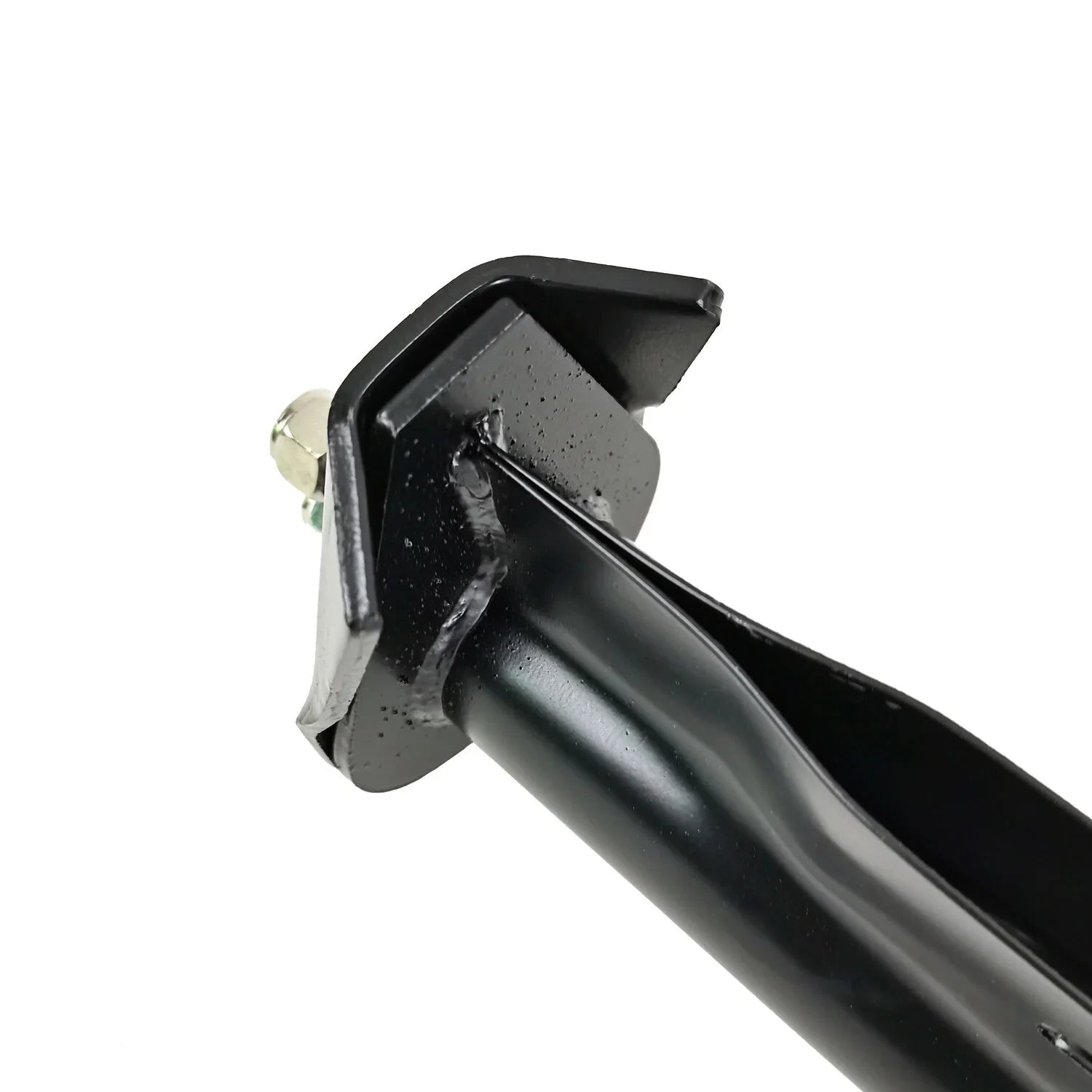 Set Spring Flap Semi Trucks 1-1/8" Bracket Bolt Holder Black Mud Straight Hanger Spacing POWERWORKS Loaded Mudflap for 30" Length