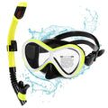 for Clear Set for Snorkel Vision Goggles Professional Kids Swimming with Tube Underwater Snorkel ammoon