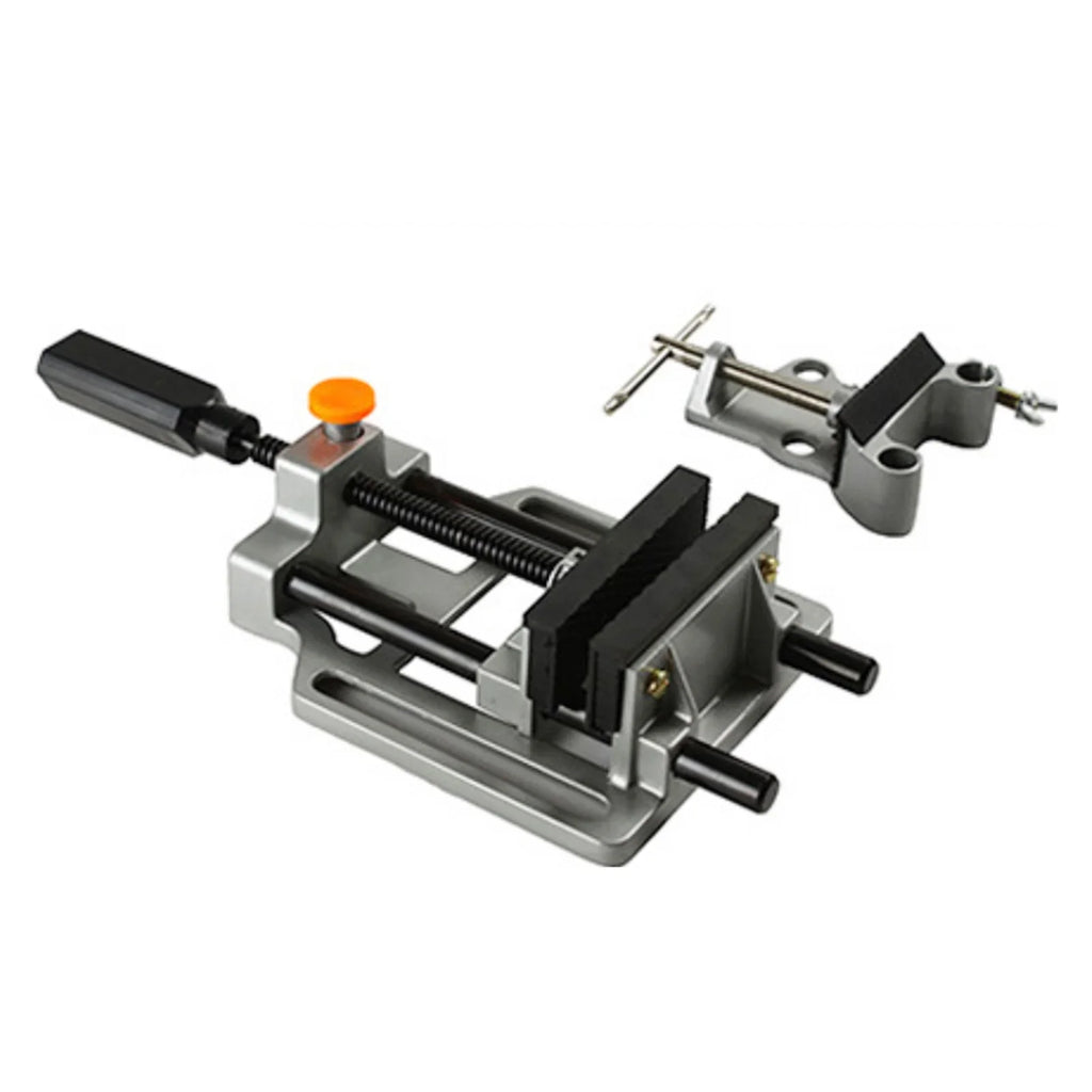 Die-cast Presses Release Button Presses 100mm Vise Release Heavy-Duty Aluminum Quick Alloy Drill Drill Spirastell Work Heavy-Duty Quick Work Release Benches Die-cast Button Rookin Vise,Drill Presses