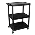 LP48E-B Tall Plastic 48'' Shelf Luxor Table
