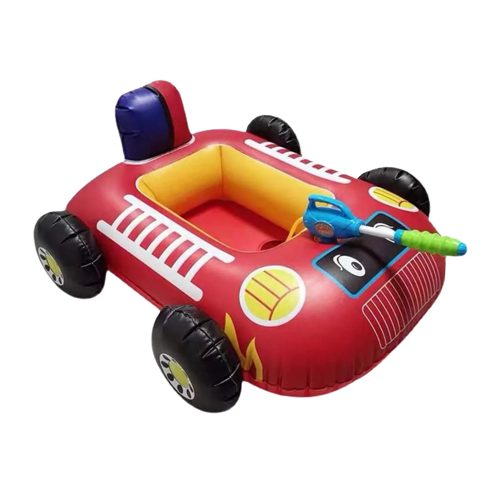 Kids Cartoon Beach with Water Pool for Floats Car Red Squirt Floats Pool Raft Design