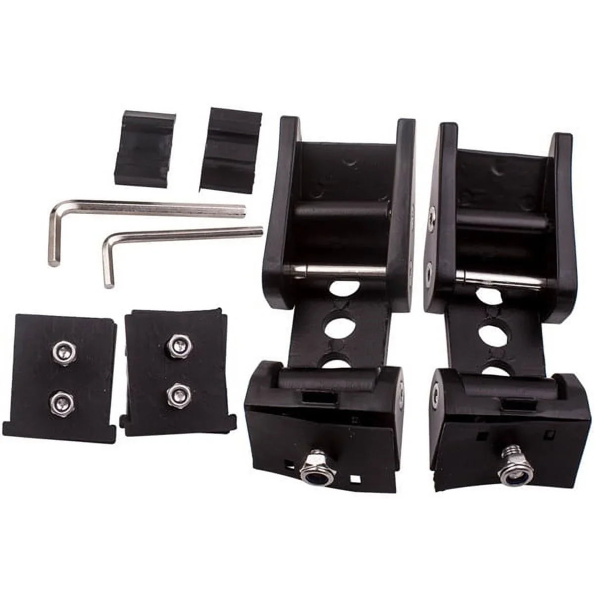 Jeep 2018 & 2007 Latch for Hood Locking Door 2Pcs Unlimited - Catch Wrangler 4 Door JK 2