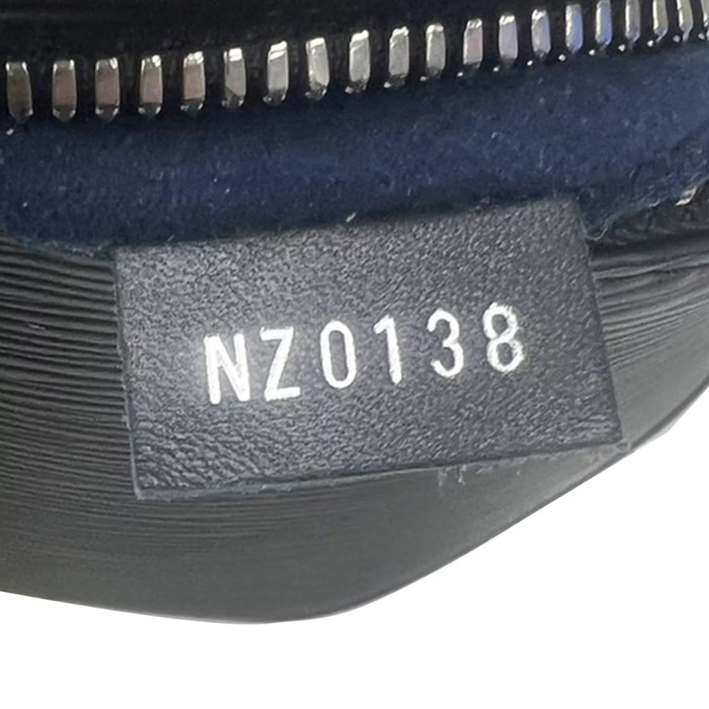 Unisex Leather (Good) Louis Epi Vuitton Pre-Owned Initials Bag Black Authenticated Belt