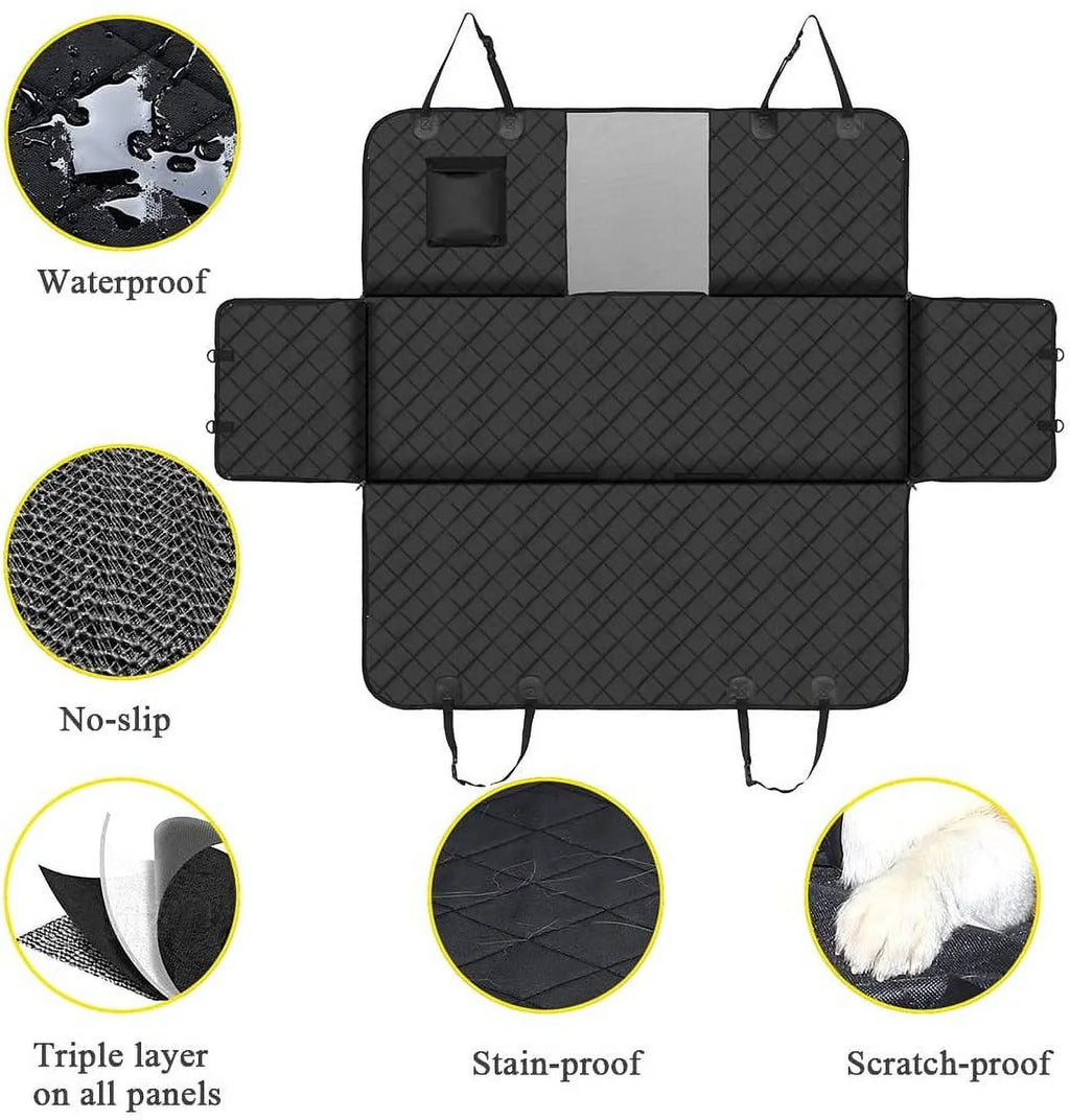 Protection Window, Back Cover for Mesh & Scratchproof Dogs Seat Hammock Car Cars Covers Cover Seat, Trucks Waterproof Car Dog Dog Dog SUVs with
