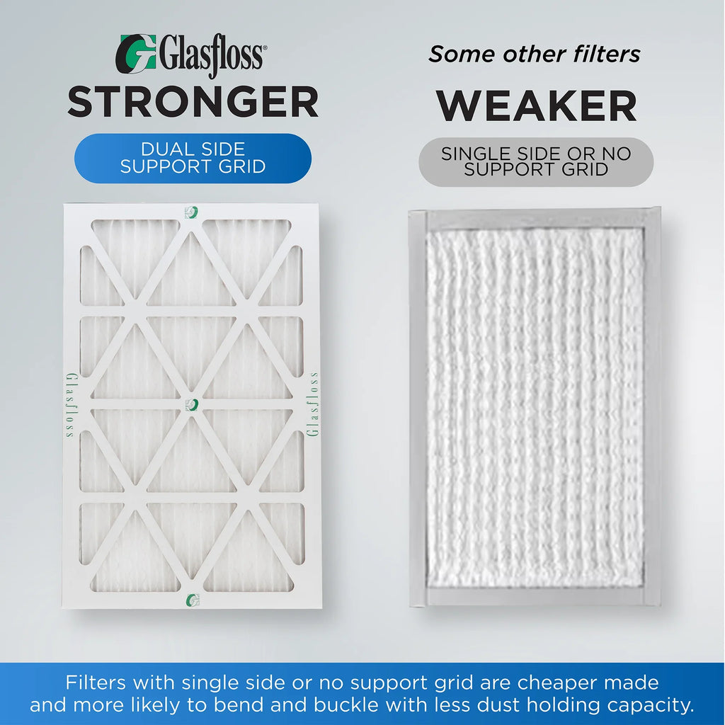 Filters Size: 1-3/4 10 MERV Exact by Furnace AC Glasfloss x Pack Air Industries. 23-3/8 24x24x2 8 23-3/8 Pleated x ( )