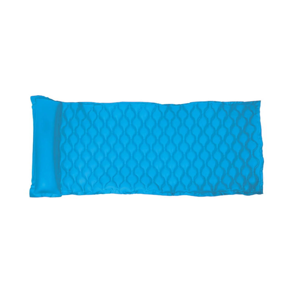 Mattress Air Roll 1-Person Swimming Go Pillow Pool - 85" 'N' Blue with Inflatable