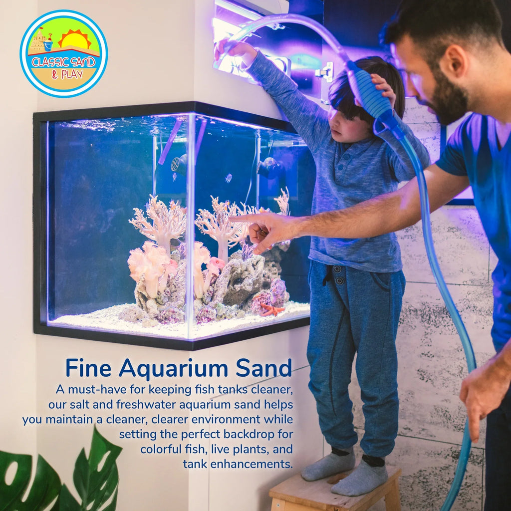 lb. & Sand 40 Freshwater Saltwater Tanks, for CLASSIC and Yellow SAND Natural Aquarium PLAY