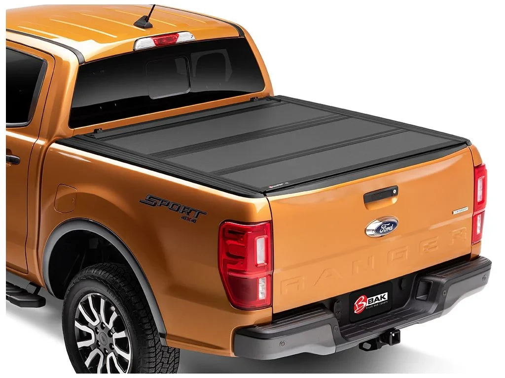 BAKFlip Folding Tonneau 5' (61") Bed with Bed Compatible MX4 Cover Truck Hard BAK - 2019 by 1" | RealTruck 448332 2023 Ranger | Ford