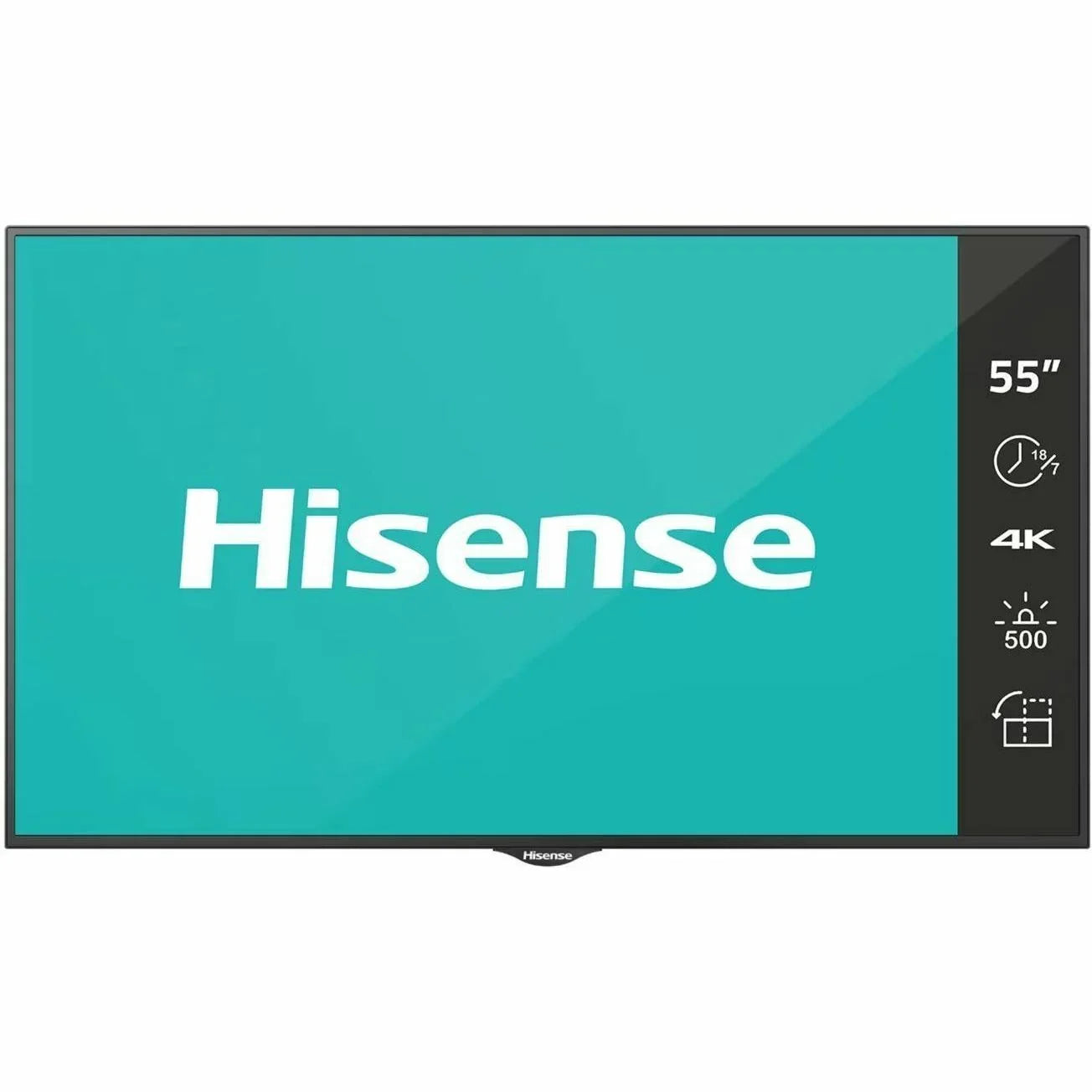 E-Series Prosumer Display 7 55B4E31T x Flat 18 500 Signage Digital 4K in. Hisense UHD 55 Nits Panel