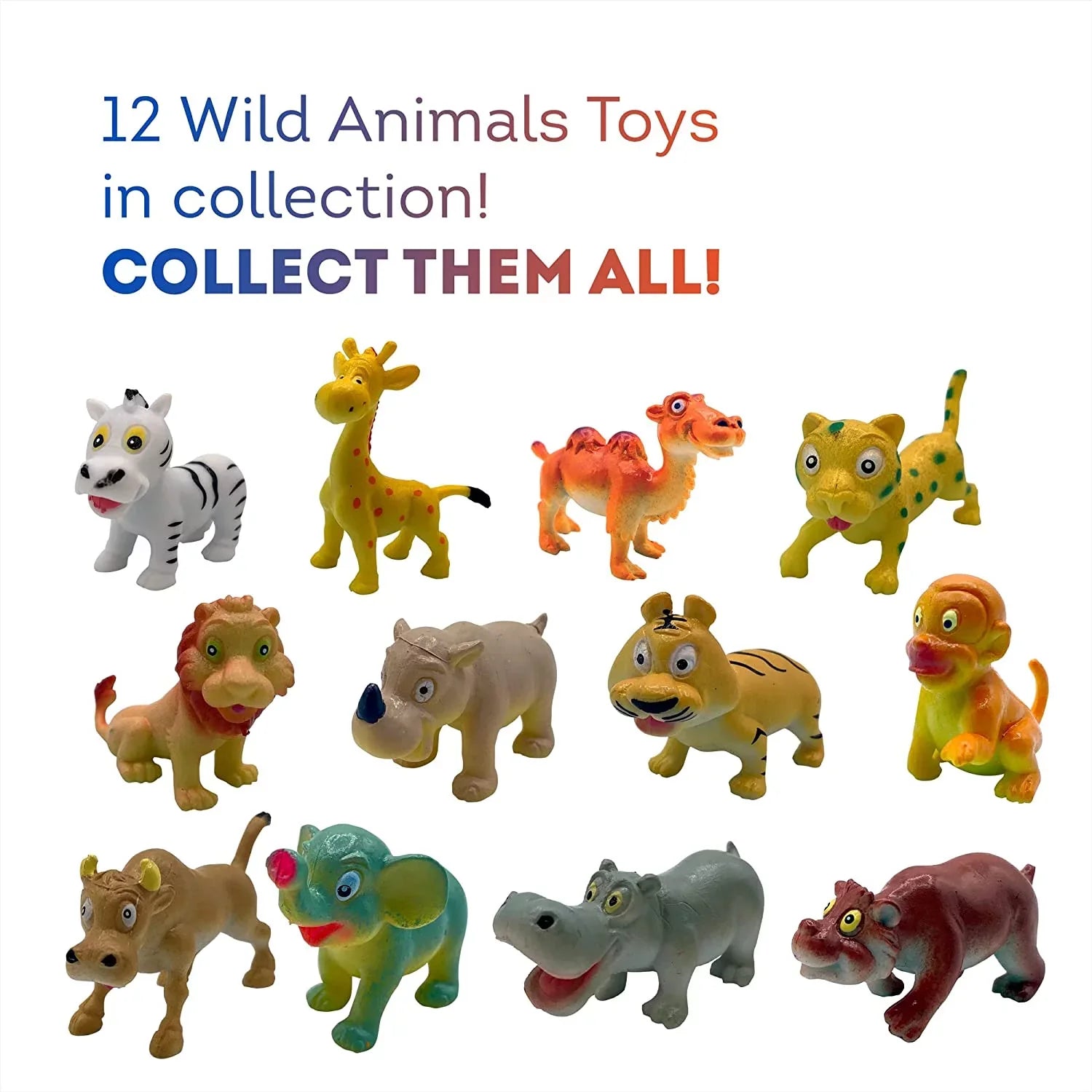 Safe Bar Soap Wild Toys Animals Set Inside Handmade Collect 4 Glycerin in All USA Funny Animals Surprise Toys 12 with Natural Moisturizing by and Relaxcation Kids Soap