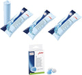 Combo Blue Filter Cartridges and Jura Tabletts) Water Pack Claris Cleaning (x3) (6 Tablets