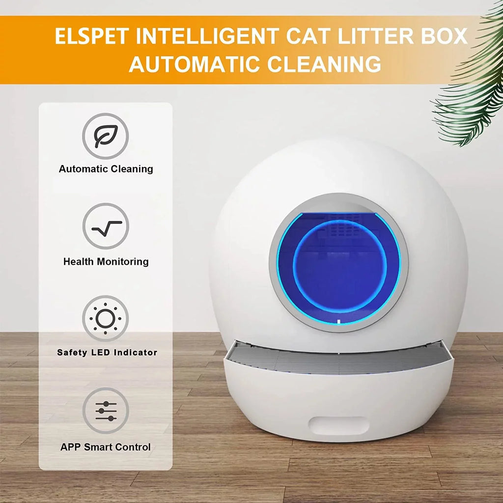 Double Cleaning Box Automatic ELS Cat Litter Robot Odor Litter Self Box Gift Cat Removal PET