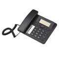 Dual Sound Date Landline Chip Telephone Phone Support Built-in Black DTMF/FSK Control Phone Real-time Hands-Free/Redial/Flash/Speed Home IC Dial/Ring Meterk Desk System Elderly Corded for Seniors