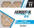 Filter, of 8x18x1 4 MERV Air 11, 8x18x1, Aerostar Box
