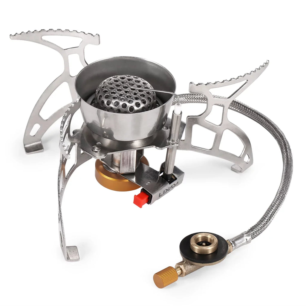 for Lixada Outdoor Stove, Backpacking Windproof Stove Cooking Adventures Portable