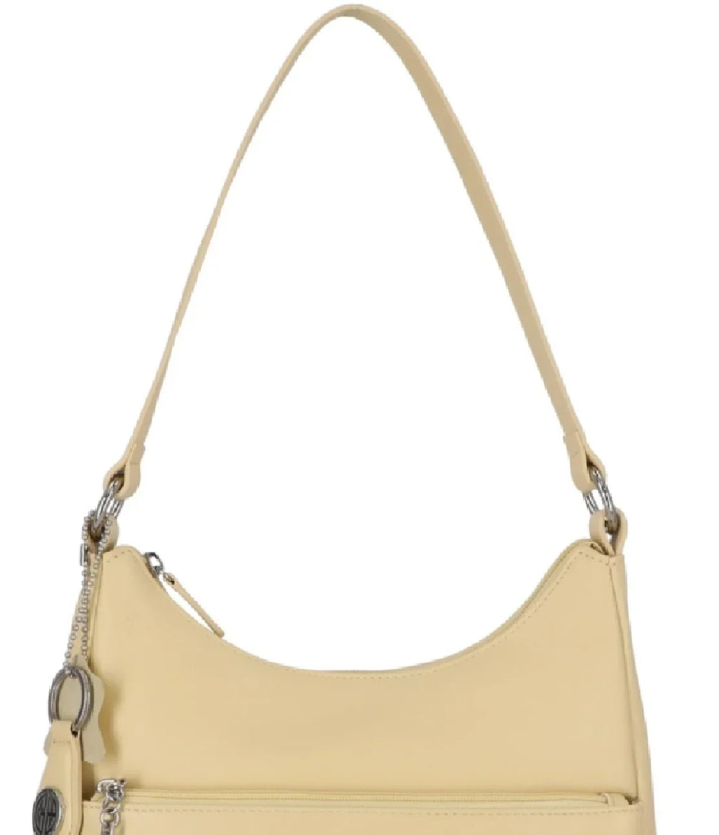 Regular Bag Bernini Giani Size Nappa Hobo Yellow Women's Leather
