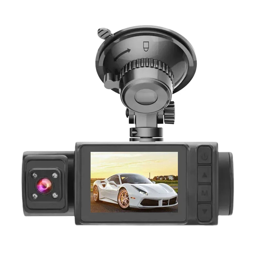 Camera Cameras Dash Recording Cam Auto Shinysix Camcorder Multi-Language Video Recorder Safety Rearview 2in Mirror Car Car Car Driving 3 Clear Recorder