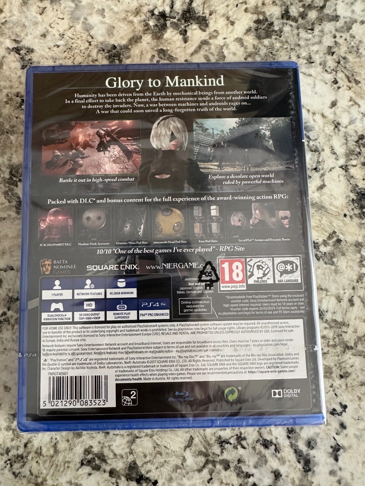 New Brand PlayStation PS4 of Automata GOTY Sealed Yorha Edition Nier 4 Game The