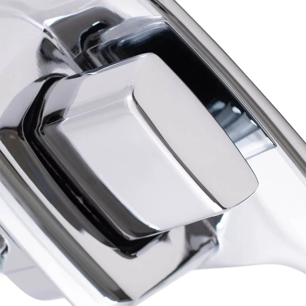 with Chrome SUV Handles Pair Brock Van Door Outside Rear 55075649 Truck Front 55075648 Pickup compatible Replacement Exterior Set