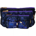 of 3 Cats, Burch Cosmetic Bag, Laurel Set Indigo