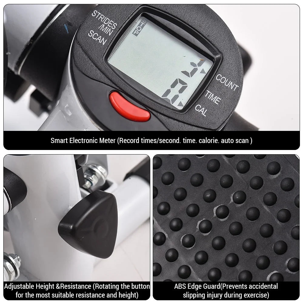 Home Capacity for with Anself Stepper Bands Weight Exercise 100kg LCD Resistance Display, Perfect