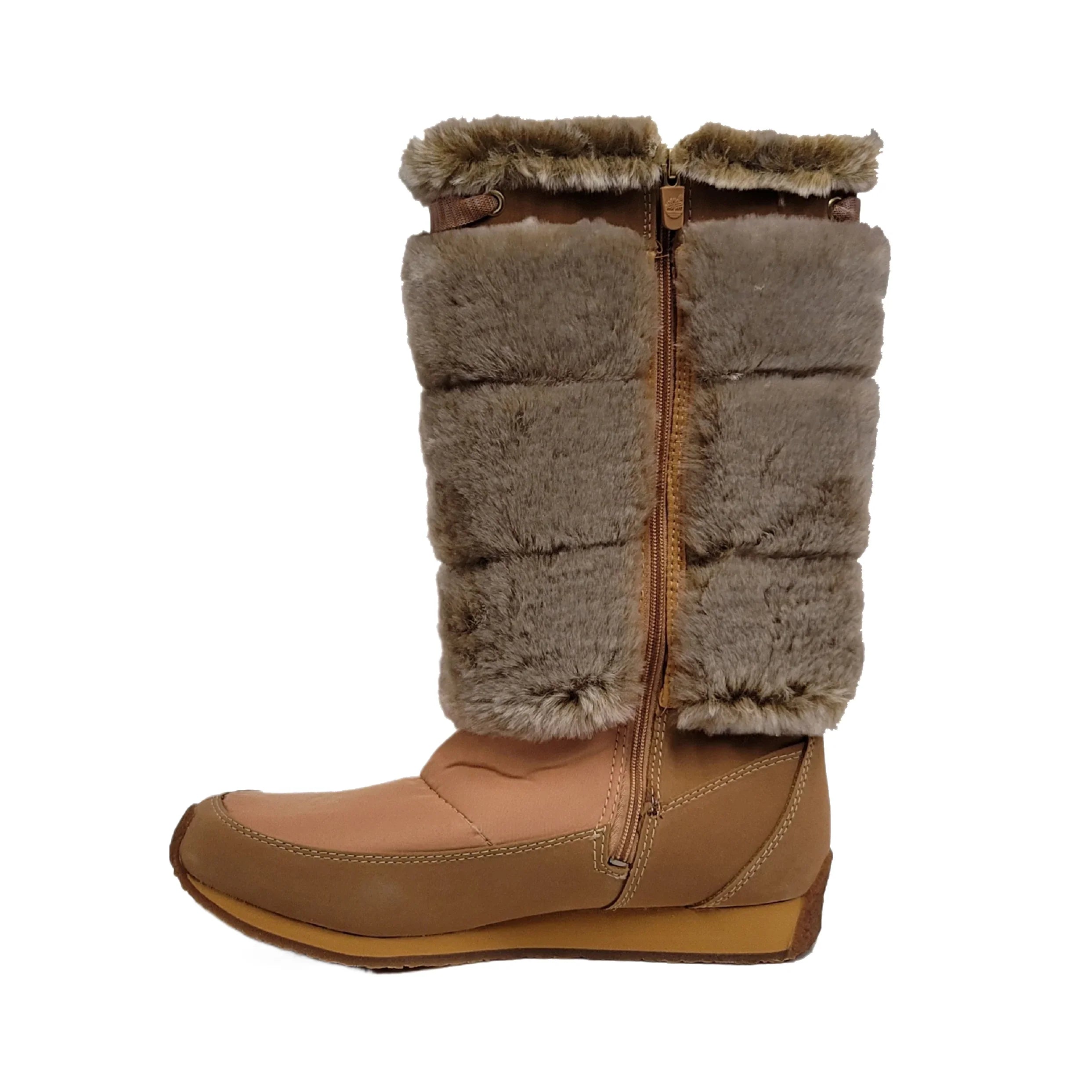 size Medium 6 Big 59996 Fur Junior Wheat Kid Tall Boot Timberland Winterberry US