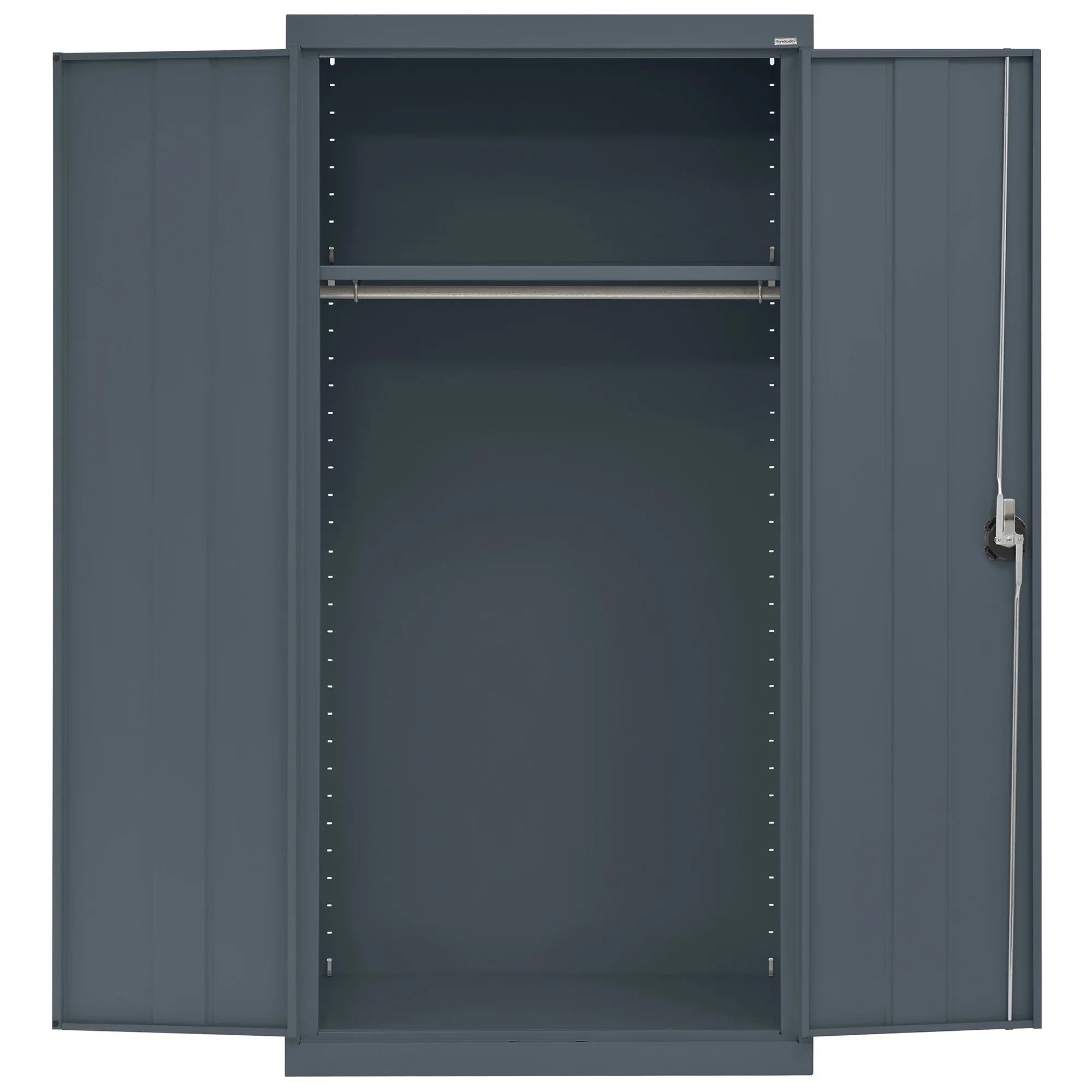 Series Cabinet Adjustable Charcoal Elite 24"D Wardrobe 36"W 72"H, x with Shelf, x