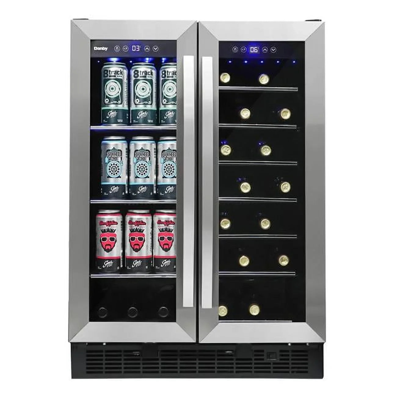 '- Center Stainless DBC052A1BSS Beverage Built-in cu. 5.2 Steel Danby ft.