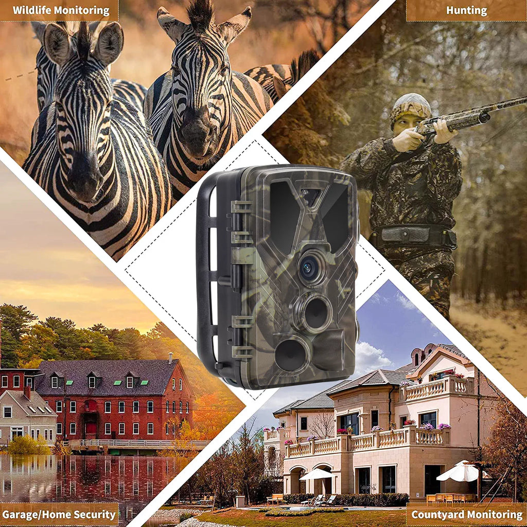 HC-812A 36MP 4K Camera IR Night Trail Wildgame Monitors SuntekCam Monitor Camera 32GB LED with with Hunting Trail Waterproof Hunting Vision TF Trail Card Wildlife