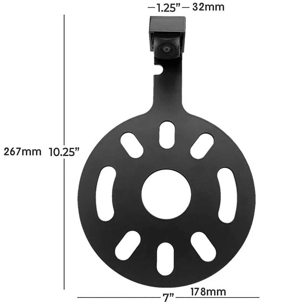 OEM Camera Adapter Camera Monitor Jeep Reversing View 2007-2018 Aftermarket Wrangler with Tire Guideline for Parking iMeshbean Waterproof Spare Rear Removable