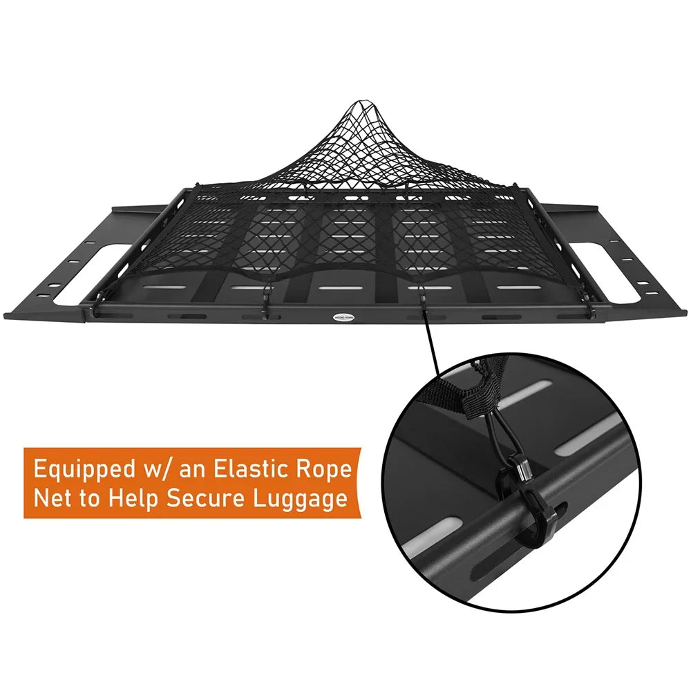 Hooke 2021 Ford 2022 Hardtops Rear Storage Cargo Bronco Rack Basket for 4 Road 2023 Door