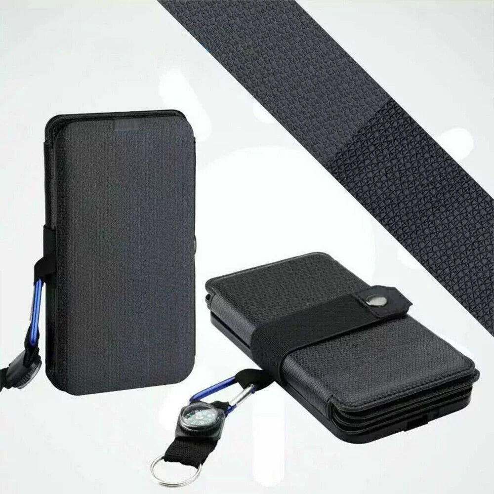 Bank Portable Outdoor Phone Waterproof Mobile Charger JLLOM Solar Panel Camping Power