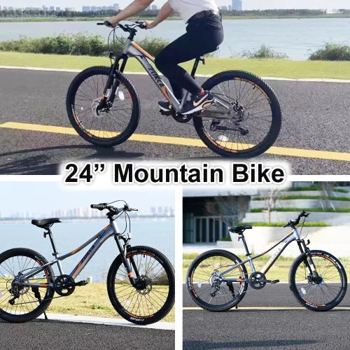 inch for Boys Bike inch Frame,10 Frame and shimano 7-Speed 24 fork,Aluminum bike,Suspension alloy Mountain Girls Mountain
