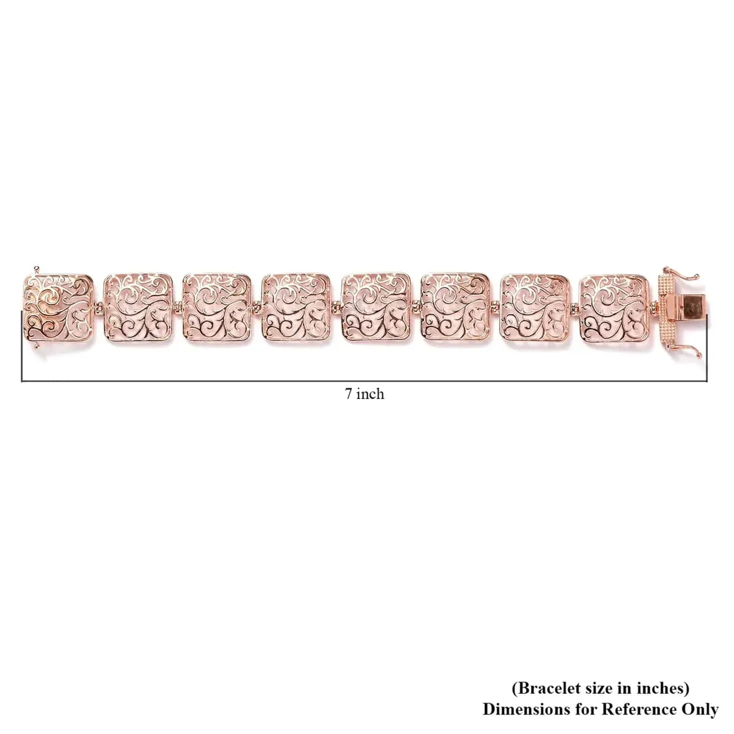 Mom Birthday Rose 6.5" Jewelry Bracelet LC Mothers Size Gifts for Shop Day Gold 18K Plated