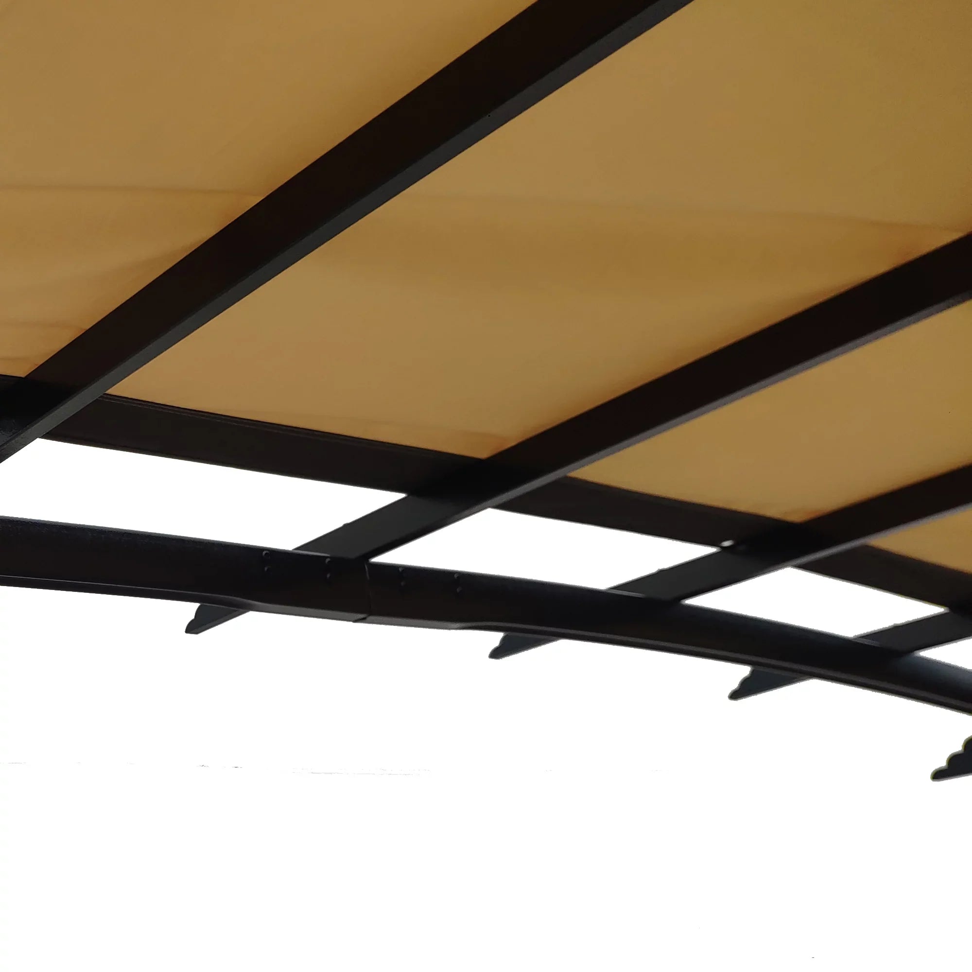 Pergola for Cover 12x9 Ft Universal Curved Outdoor Structure Canopy Replacement