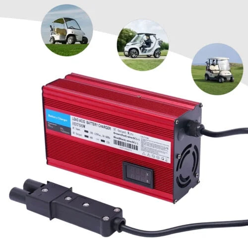 Golf Amp Charger Mode Trickle Charging Pin Barrel 48 Cart Volt 2 Battery Plug 12