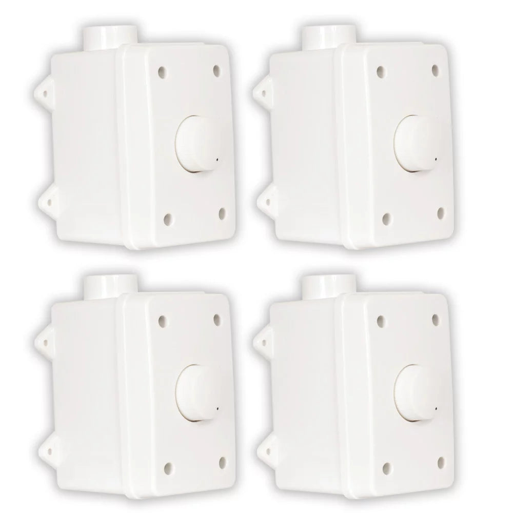 OVCDW Controls Weatherproof Set Solutions White Volume Outdoor Theater Piece 4