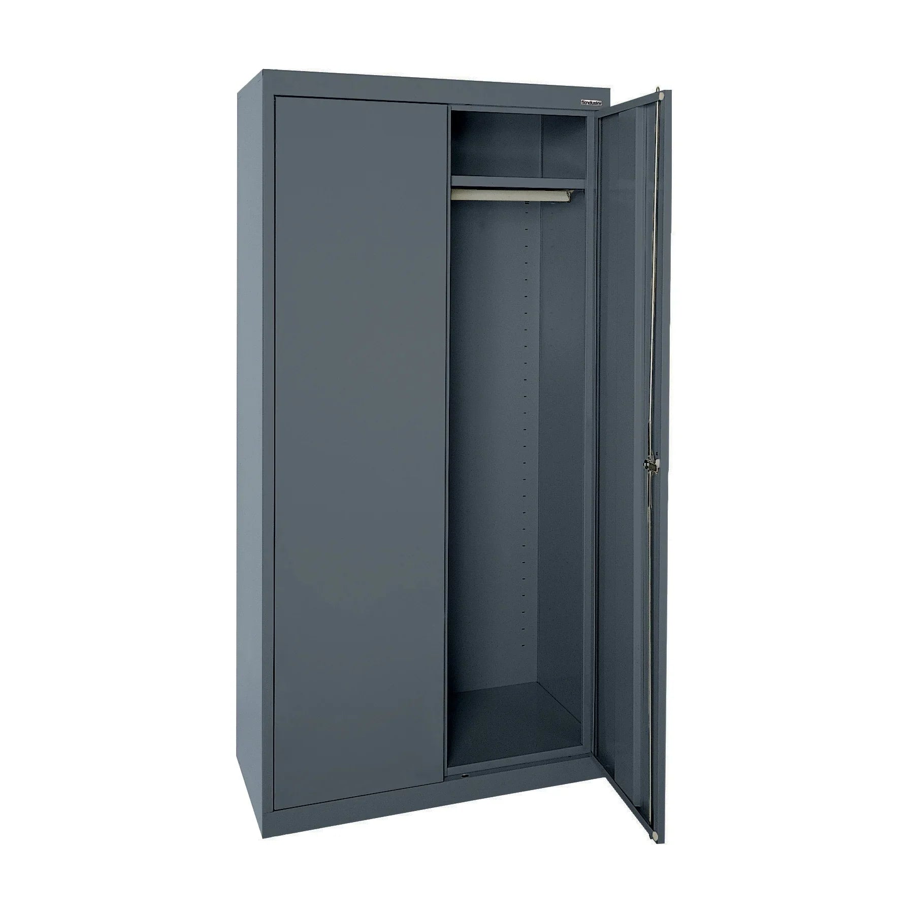 Series Cabinet Adjustable Charcoal Elite 24"D Wardrobe 36"W 72"H, x with Shelf, x