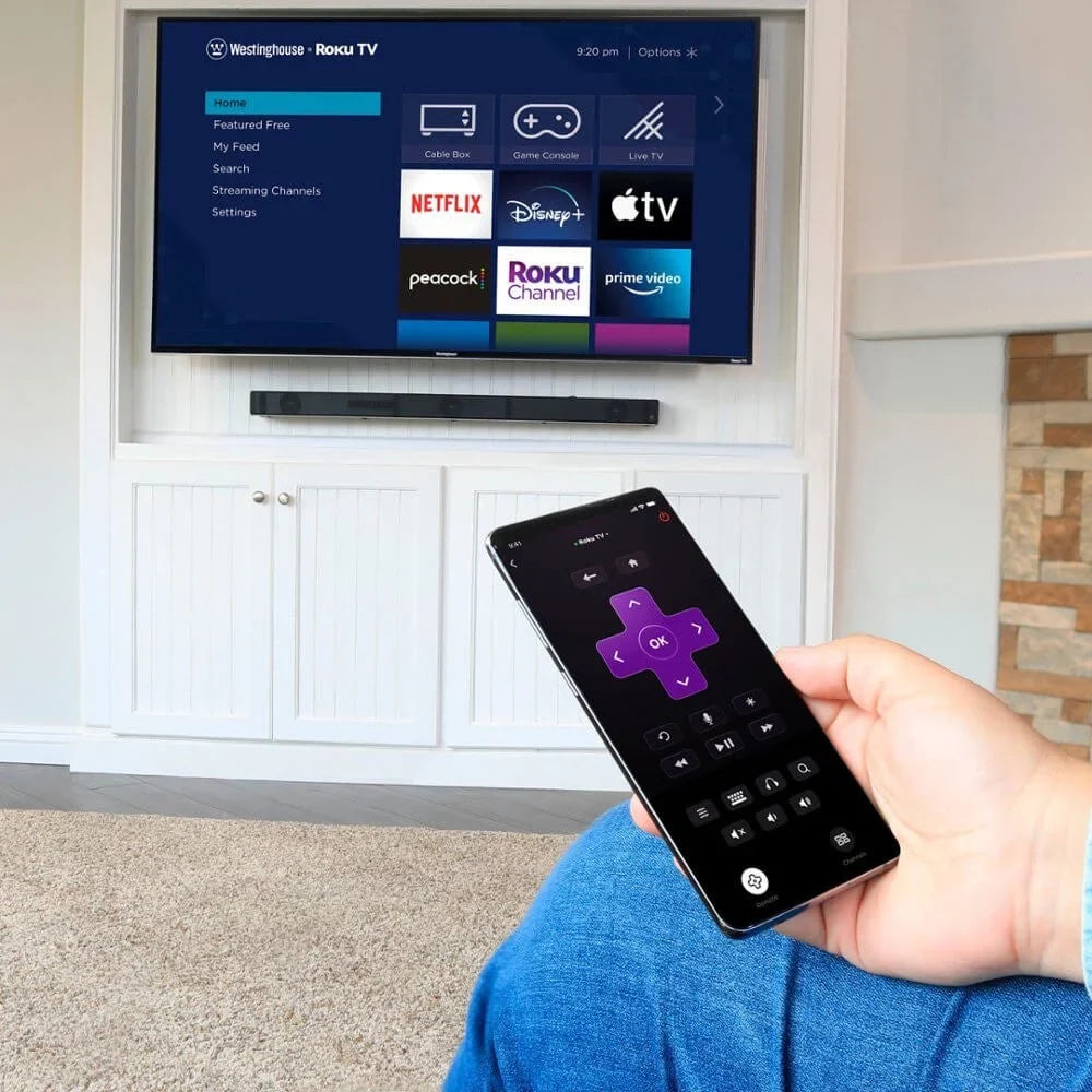 '- Legs, Westinghouse Remote, Stand Cable, - Batteries Included 2 43" Screws, Power TV UHD Roku 4K with Smart HDR