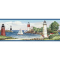 Wallcoverings Wallpaper ft. II Portfolio 15 York Lighthouse/Sailboat Border