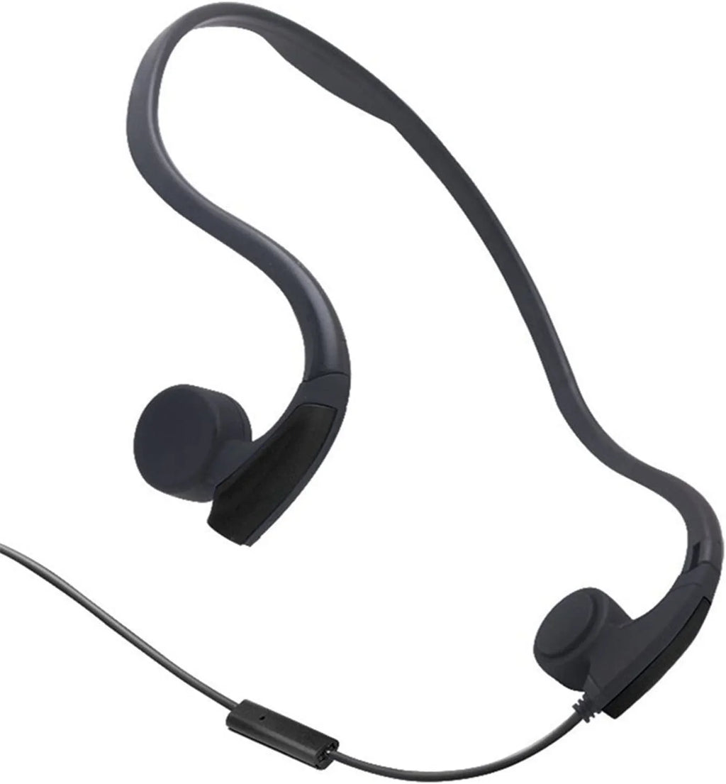 Bone Cancelling GZCRDZ Noise Headphones with Sweat Headphones Resistant 3.5mm Wired Conduction Connector